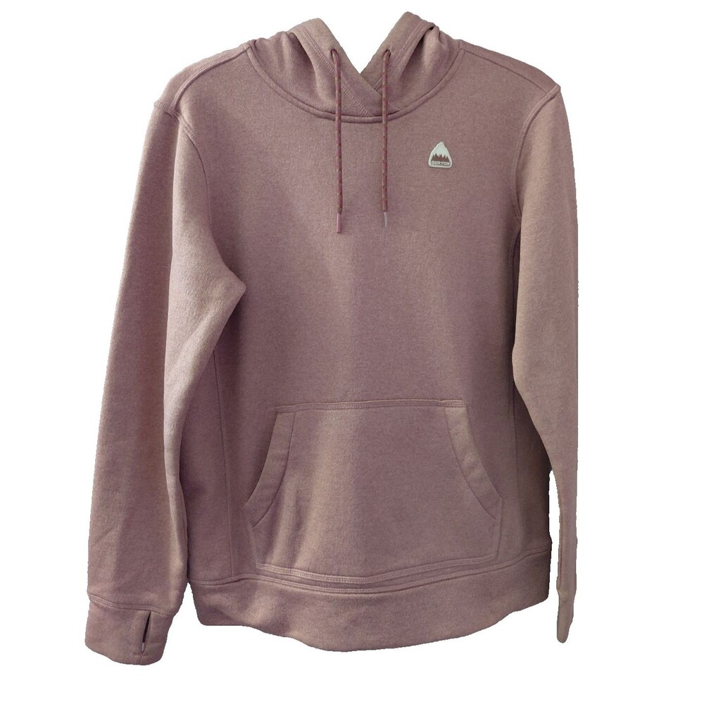 Burton Hoodie Women’s Size Small Fleece Hoodie Dark Rose Pullover